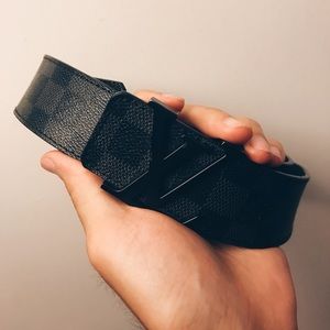 Louis Vuitton Damier Graphite Belt